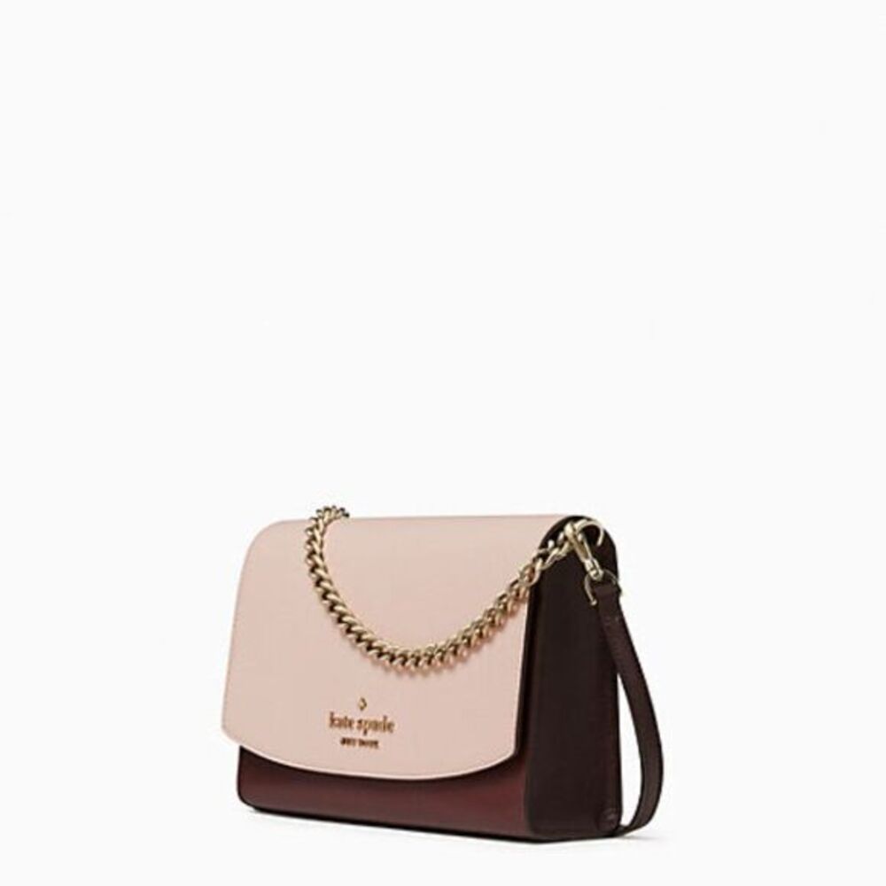 NWT kate spade Carson colorblock convertible crossbody‎ , Rose smoke - Picture 3 of 11